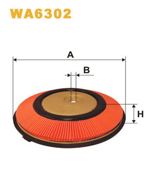 Luftfilter WIX WA6302 von WIX