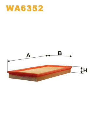 Luftfilter WIX WA6352 von WIX