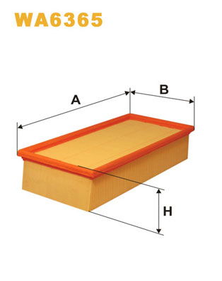 Luftfilter WIX WA6365 von WIX