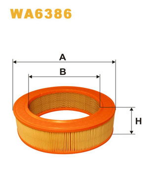 Luftfilter WIX WA6386 von WIX