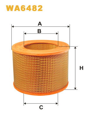 Luftfilter WIX WA6482 von WIX