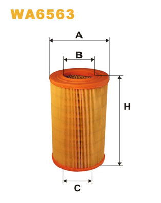 Luftfilter WIX WA6563 von WIX