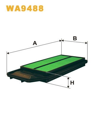 Luftfilter WIX WA9488 von WIX