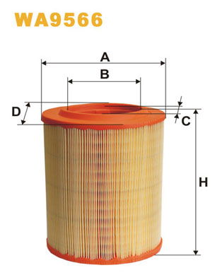 Luftfilter WIX WA9566 von WIX