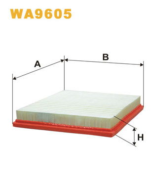 Luftfilter WIX WA9605 von WIX