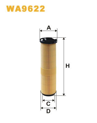 Luftfilter WIX WA9622 von WIX