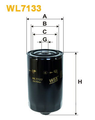 Ölfilter WIX WL7133 von WIX