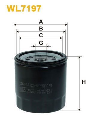 Ölfilter WIX WL7197 von WIX