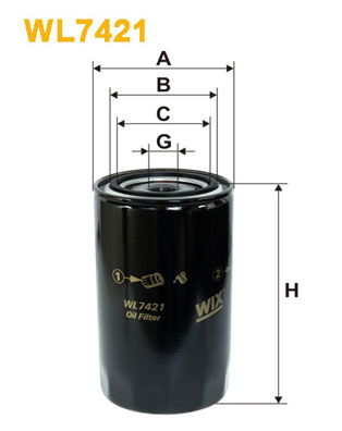 Ölfilter WIX WL7421 von WIX