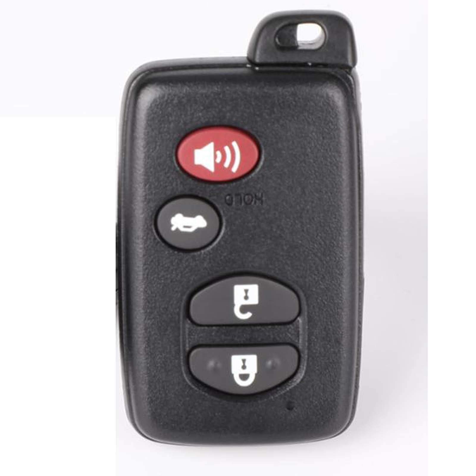 WJBABJ Autoschlüsselabdeckung Ersatz Remote 2/3/4 B Auto Smart Key Case für Toyota Camry Schlüsselabdeckung FOB Shell Blank (Color : 4B) von WJBABJ