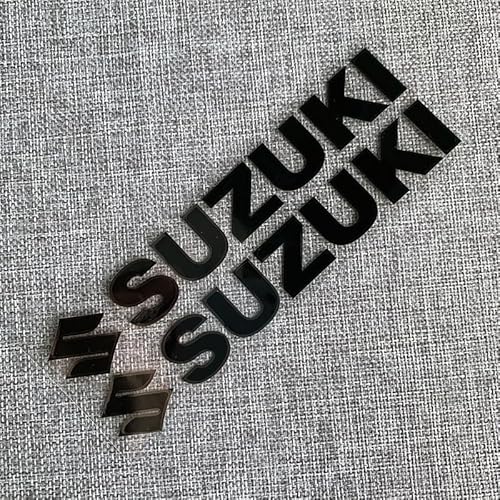 Auto Emblem für Suzuki SX4 Swift S-Cross Jimny Ignis Alto, Auto Body Abzeichen Emblem Aufkleber, Buchstabenmarke Badge Aufkleber Auto Emblem Aufkleber Auto Styling Dekor Zubehör,A von WJDMB