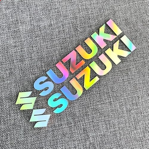 Auto Emblem für Suzuki SX4 Swift S-Cross Jimny Ignis Alto, Auto Body Abzeichen Emblem Aufkleber, Buchstabenmarke Badge Aufkleber Auto Emblem Aufkleber Auto Styling Dekor Zubehör,E von WJDMB