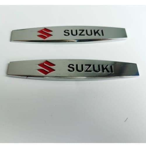 Auto Emblem für Suzuki Swift/SX4 S-Cross/Vitara/Alto/Ignis/Jimny, Auto Body Abzeichen Emblem Aufkleber, Buchstabenmarke Badge Aufkleber Auto Emblem Aufkleber Auto Styling Dekor Zubehör von WJDMB