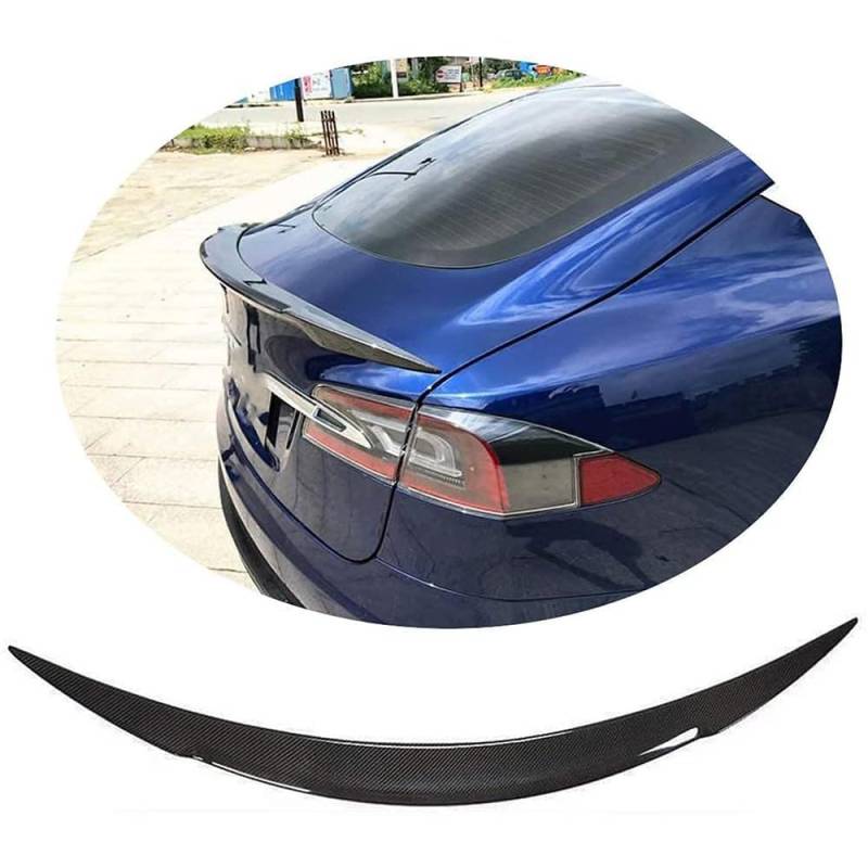 Auto Heckkofferraum Spoiler Flügel,kompatibel mit Tesla Model S 2014-2019, Heckspoiler von WJHZNB