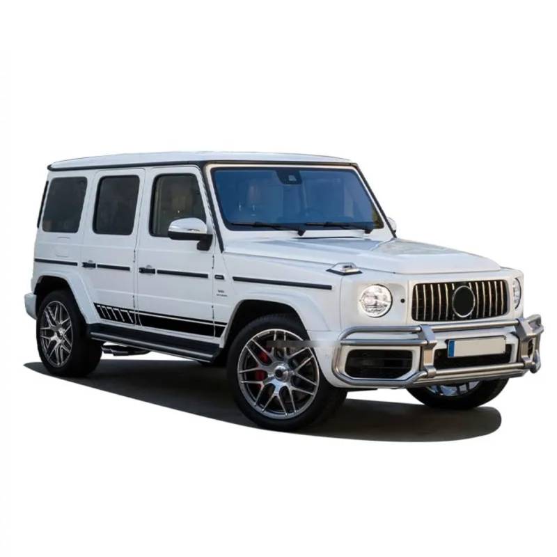 2 Stück Autotür-Seitenstreifen-Rock-Aufkleber, für M=ercedes B=ENZ G-Klasse G63 AMG G65 G55 G500 W463 G550 G350 W464 Zubehör von WJSXEQF