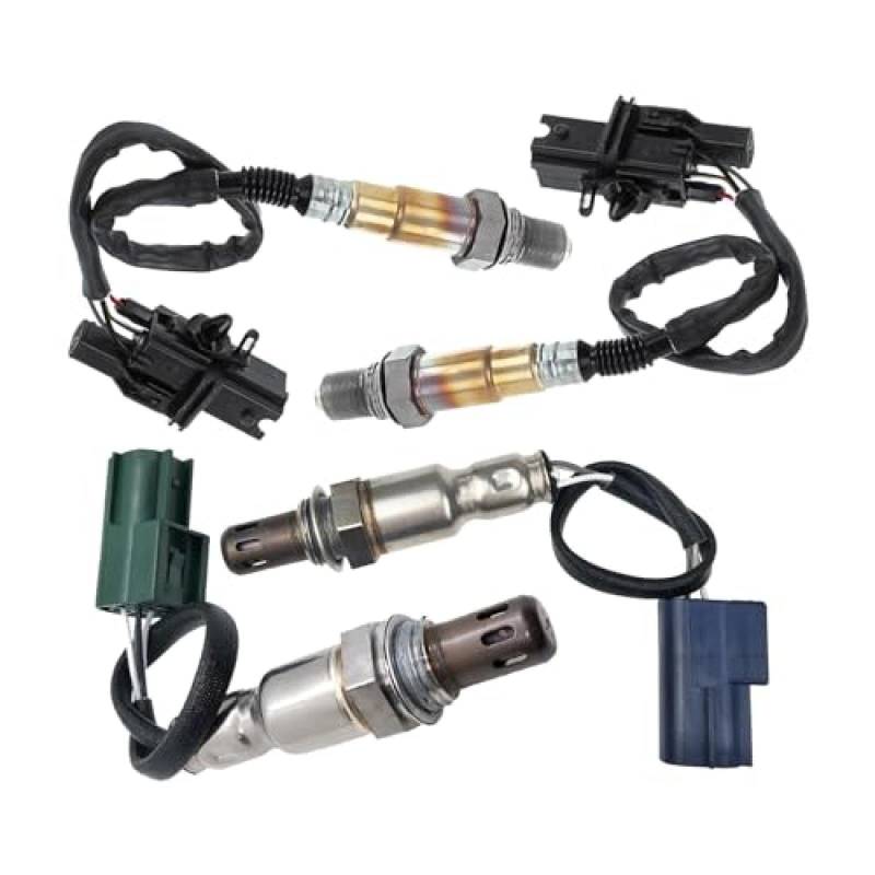 4-teiliger O2-Sensor, Sauerstoffsensoren vorne und hinten, kompatibel mit Nissan 2005 2006 Frontier Pathfinder Xterra V6 4L Upstream und Downstream von WJSXEQF