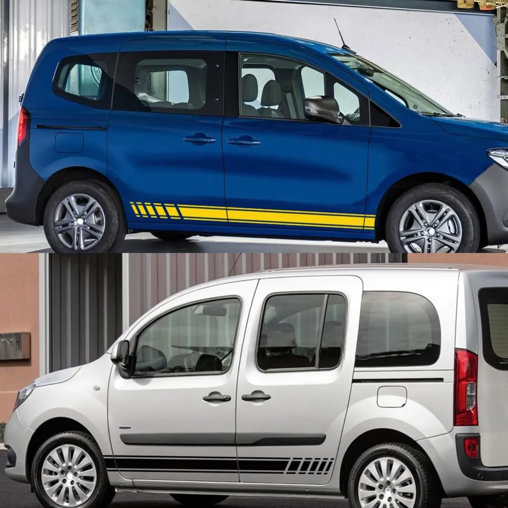 Autoseitenaufkleber, für M=ercedes, für B=ENZ, für Citan W415 T-Klasse, für Nissan, für Townstar NV250, für Renault, für Kangoo Van Grafikstreifen Vinyl-Aufkleber von WJSXEQF