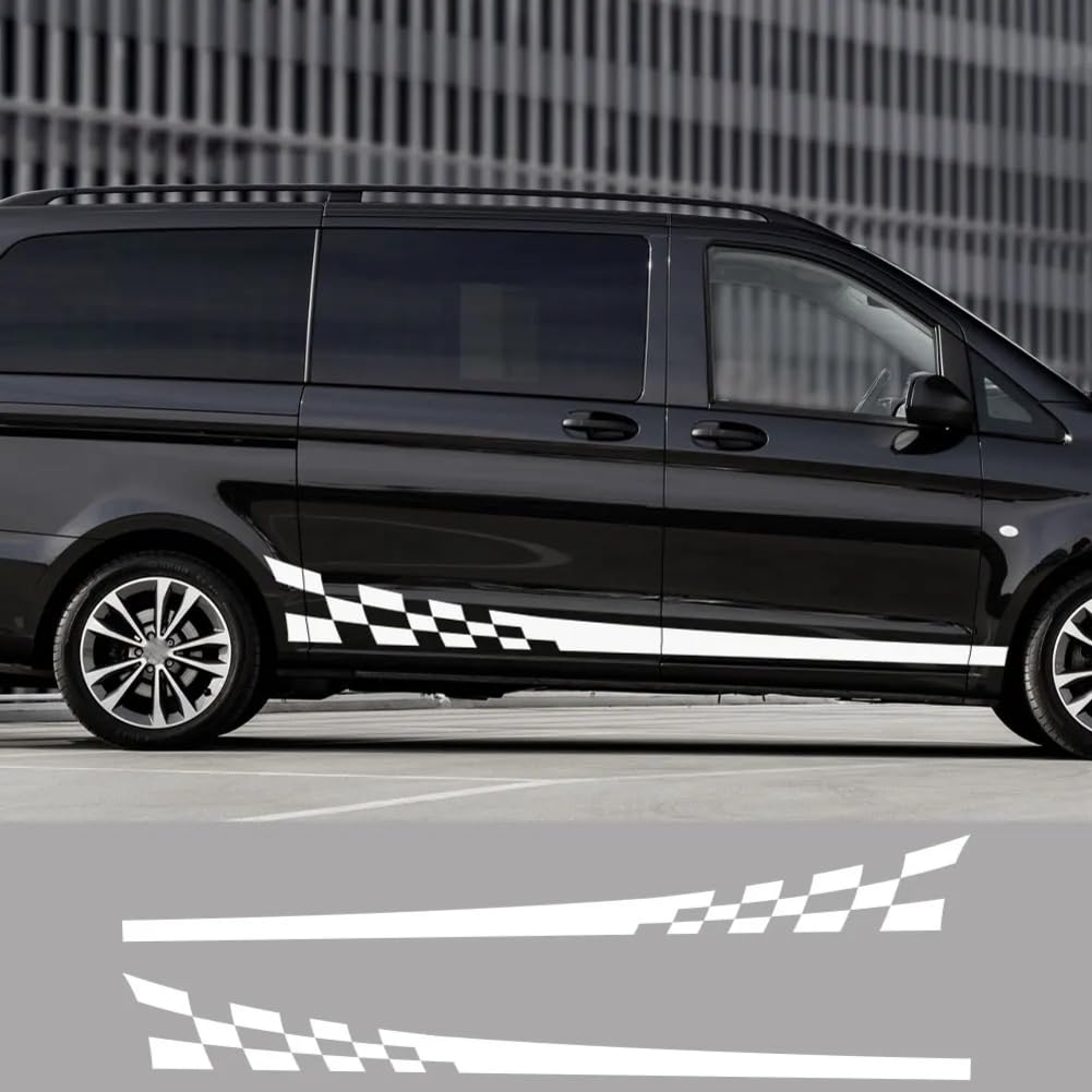 Car Stickers,for Mercedes Benz Vito V Class Viano W638 W639 W447 Marco Polo EQV Camper Van Vinyl Decals Auto Tuning Accessories von WJSXEQF