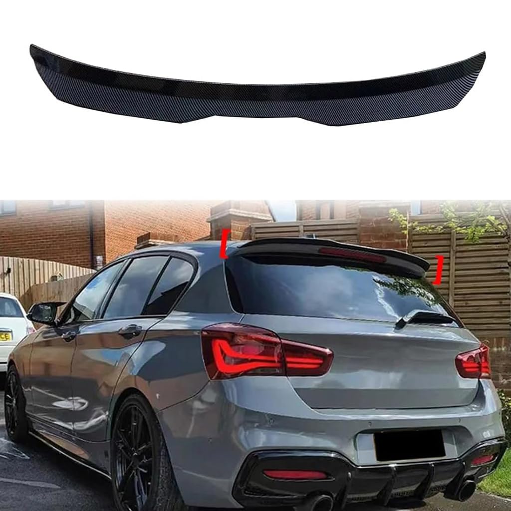 Auto-Heckspoiler für Benz CLA 180 2013-2018,Heckdachspoiler Flügel Kofferraum Lippe Außenzubehör,Carbon Fiber Style von WJWMAOXJ