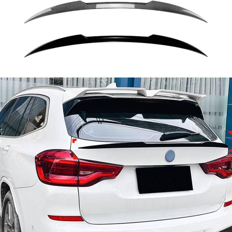 Auto Heckspoiler Spoiler Für BMW X3 G01 2018+,Flügel Lippe Spoiler Kofferraum Spoiler Auto Heckflügel Heckflügel Lippe Zubehör,Black von WJWZZGYL