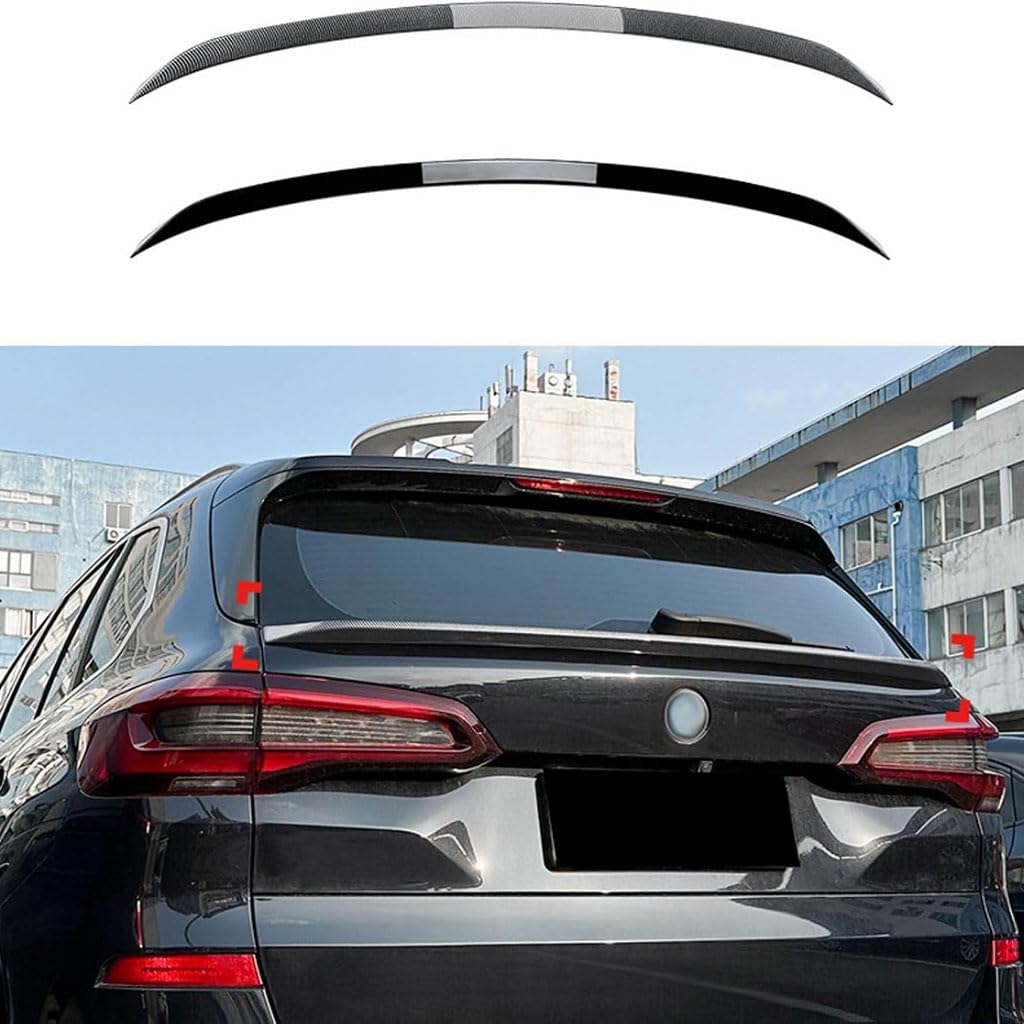 Auto Heckspoiler Spoiler Für BMW X5 G05 2019+,Flügel Lippe Spoiler Kofferraum Spoiler Auto Heckflügel Heckflügel Lippe Zubehör,Black von WJWZZGYL