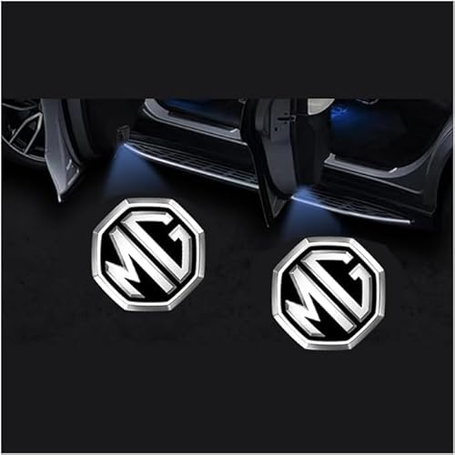 2 Stück WillkommensLicht Auto Türbeleuchtung Logo für MG ZS 2017-2024, HD Autotür Lichter Logo Projektor Auto Beleuchtung Zubehör,2pcs von WJYZDHBC