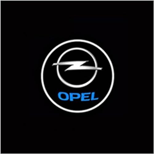 2 Stück WillkommensLicht Auto Türbeleuchtung Logo für Opel Crossland X 2017-2022 2023, HD Autotür Lichter Logo Projektor Auto Beleuchtung Zubehör,4pcs von WJYZDHBC