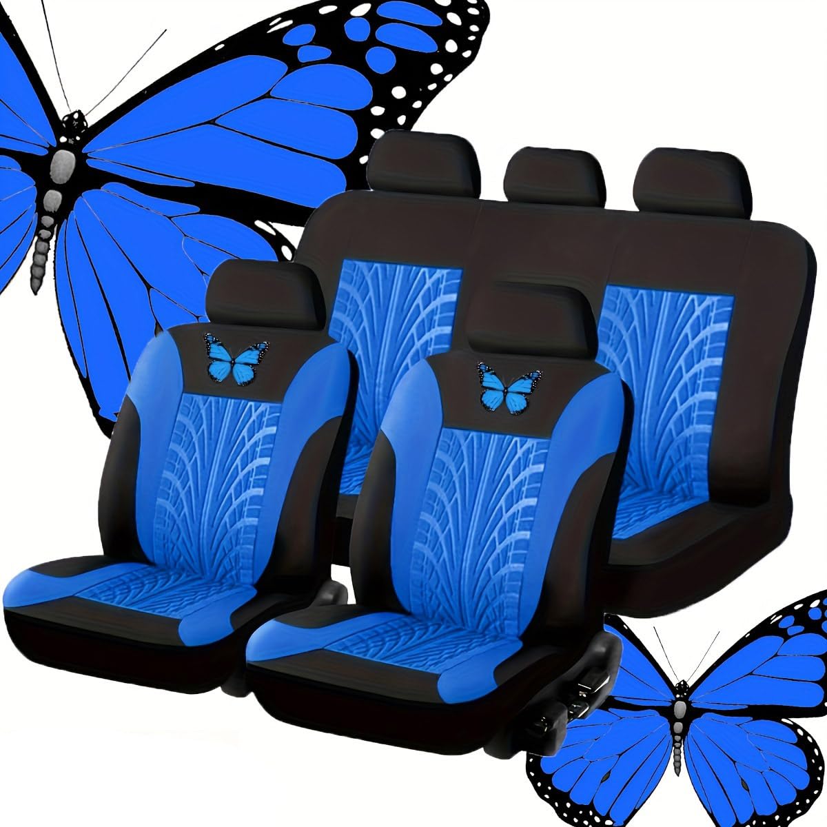WJYZNB Autositzbezug Protector,kompatibel mit DS DS4,Sitzbezug,5-Blue von WJYZNB