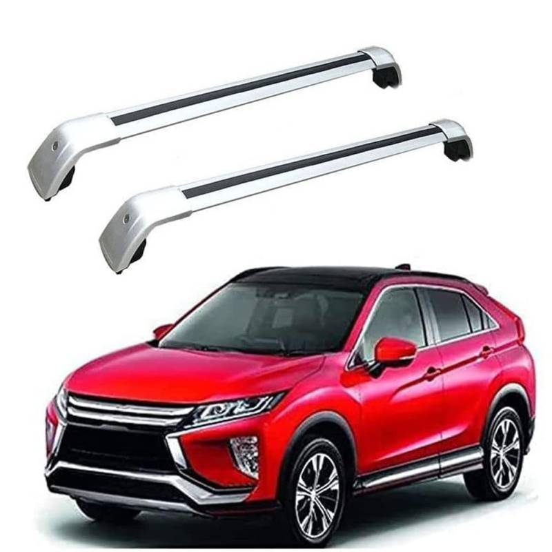 für Mitsubishi Eclipse Cross 2018-2021 DachträGer RelingträGer,Dachgepäckträger Alu Dachgepäckablage,Silver von WJZXWJZC