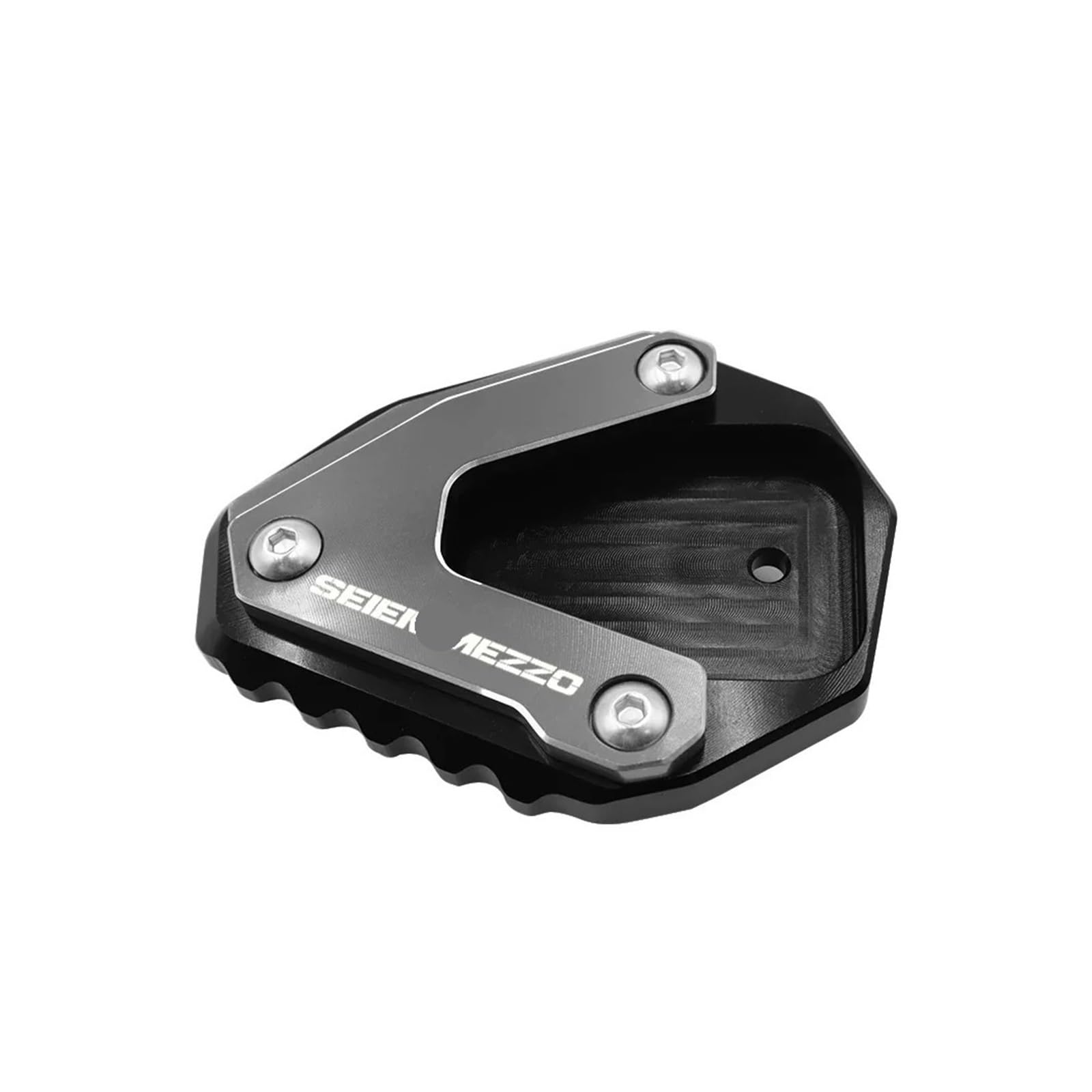 Seite Stand Verlängerung Motorräder CNC Motorrad Kickstand Fuß Seitenständer Vergrößern Pad Stützplatte Für SEIEMMEZZO SCR STR 650 2023 von WKDGFTBIM