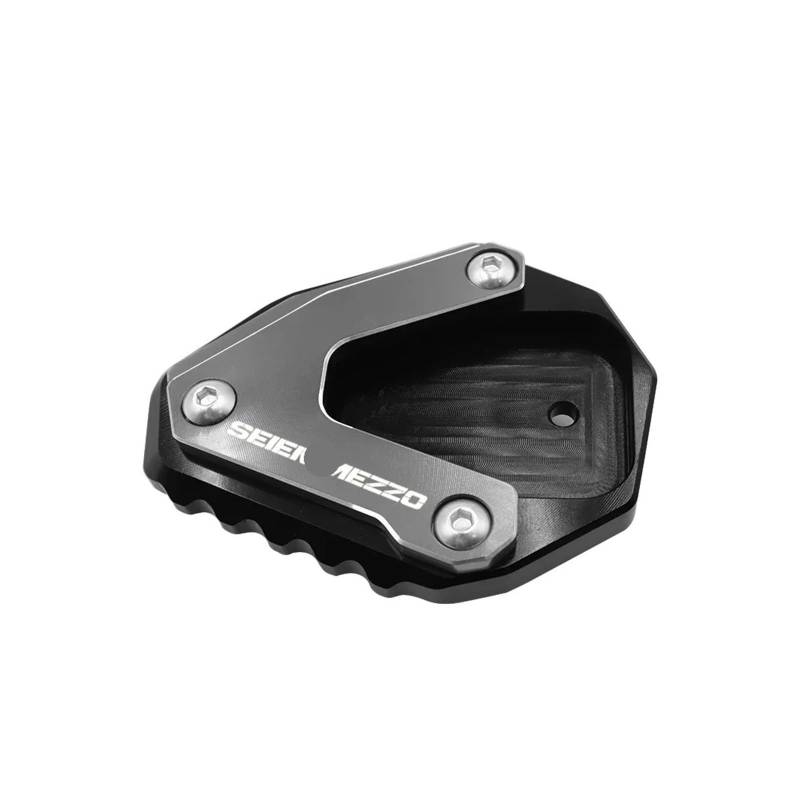 Seite Stand Verlängerung Motorräder CNC Motorrad Kickstand Fuß Seitenständer Vergrößern Pad Stützplatte Für SEIEMMEZZO SCR STR 650 2023 von WKDGFTBIM