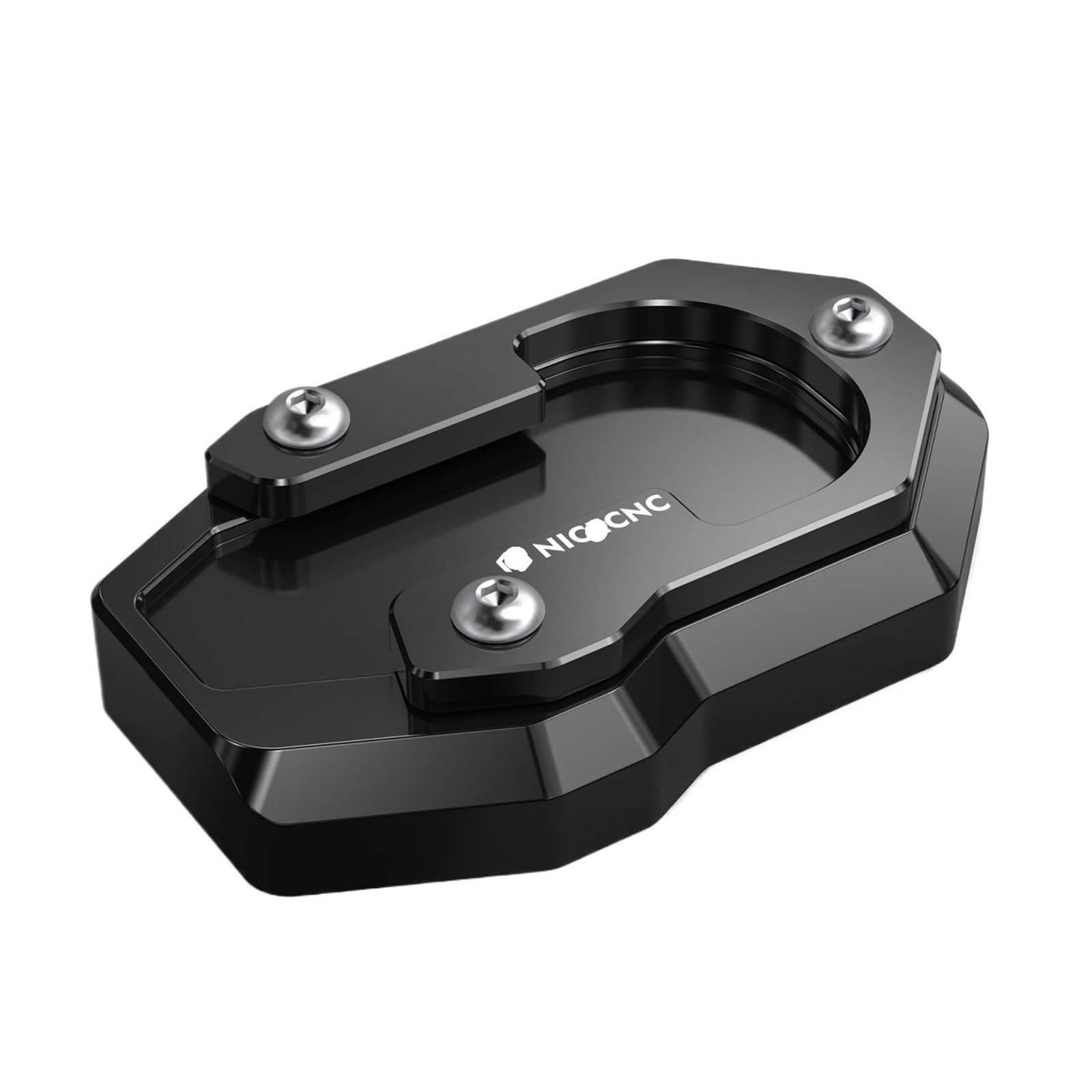 Seite Stand Verlängerung Motorräder Für Ha&rley Sportster S RH 1250S 2021-2024 Kickstand Seitenständer Extender Pad von WKDGFTBIM