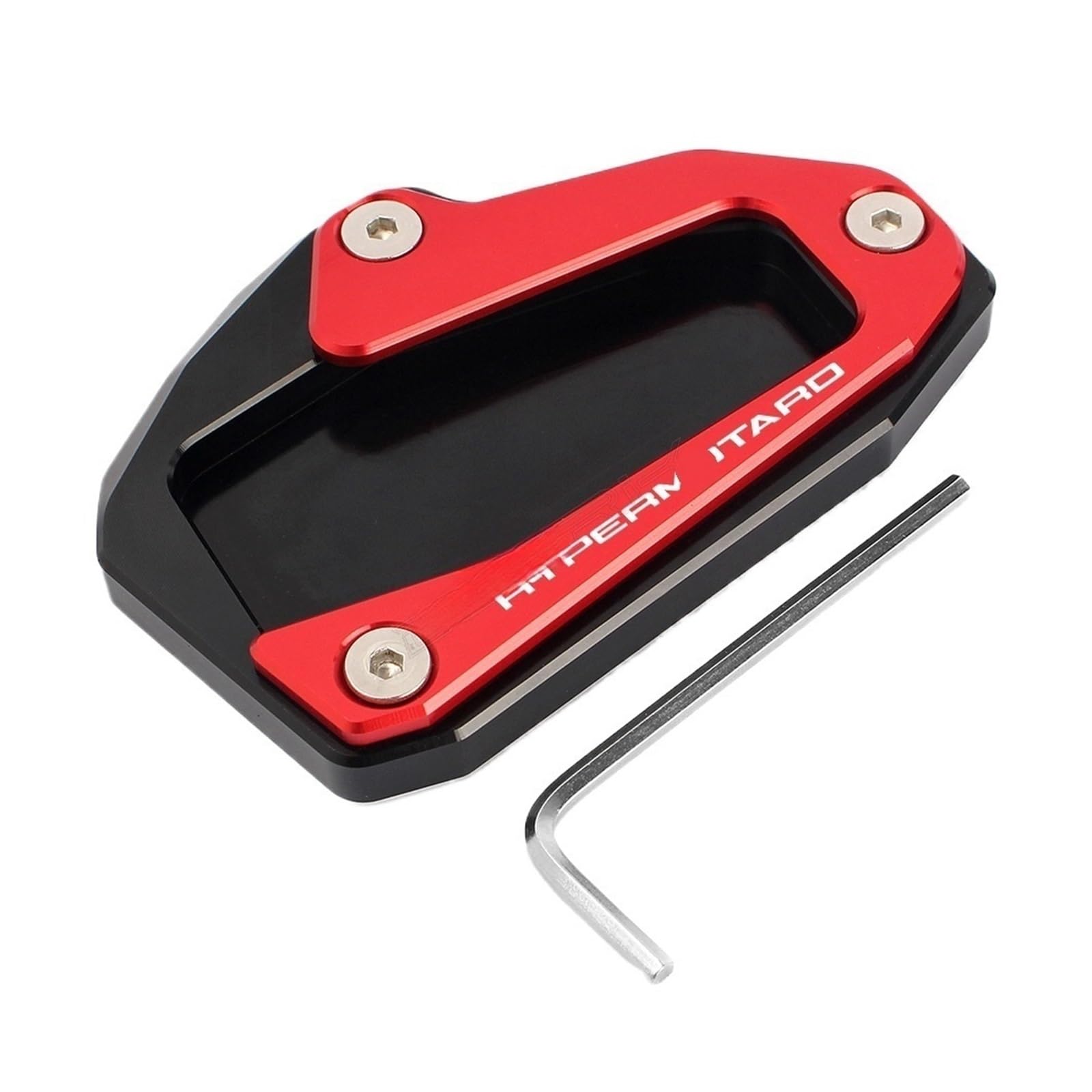 Seite Stand Verlängerung Motorräder Motorrad CNC Kickstand Verlängerung Platte Seite Stehen Für Du&Cati Hypermotard 950 821 939 Seite Stehen Vergrößern Platte von WKDGFTBIM