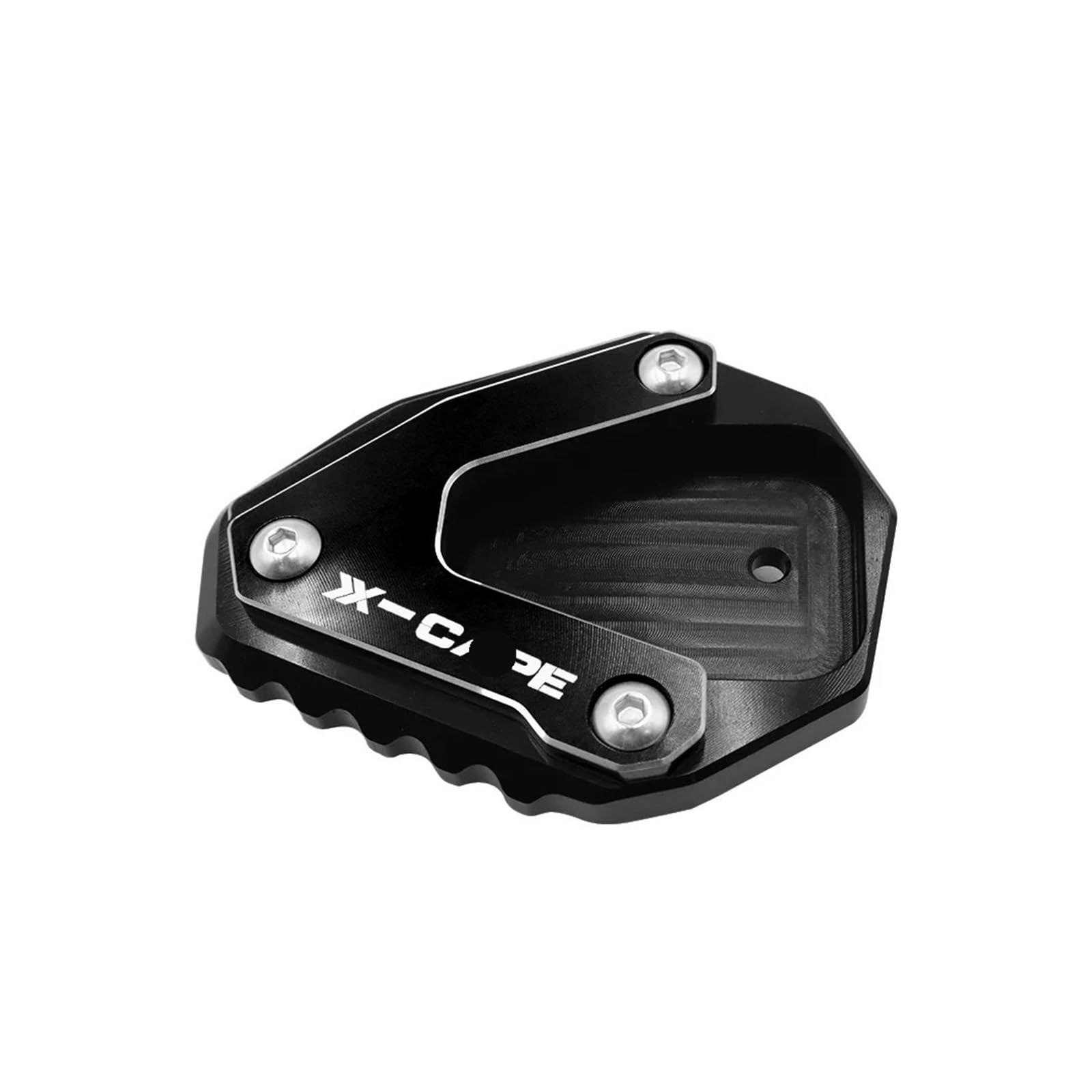 Seite Stand Verlängerung Motorräder Seitenständer-Vergrößerungsplatte Für X-Cape 650 X Cape 650 2022 2023 Motorradzubehör Fußvergrößerung Kickstand Extension Pad von WKDGFTBIM