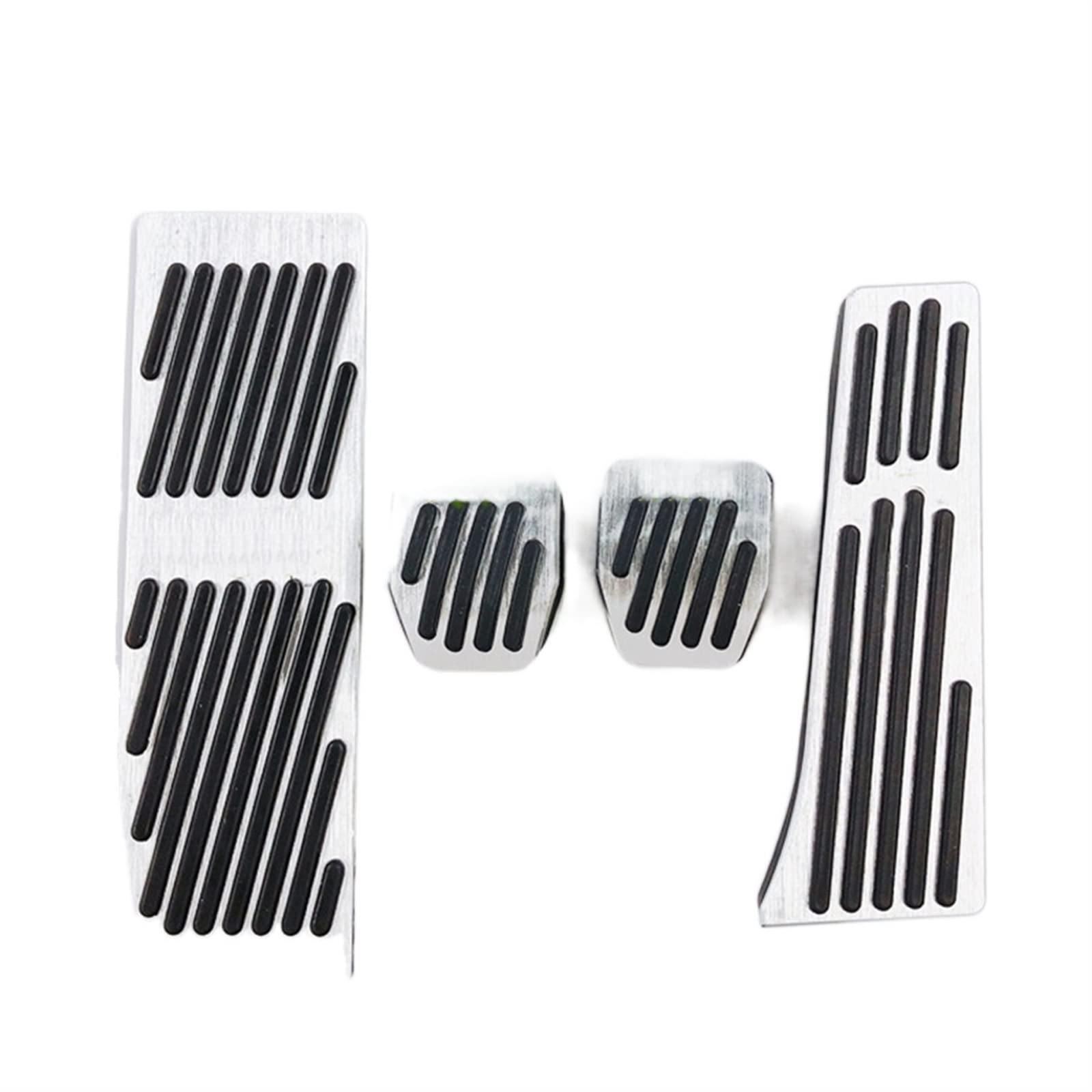 WKWPYCYUH Bremspedal-Set aus Aluminiumlegierung, passend for BMW E46 E87 E90 E91 E92 E93 M3 AT MT 2005–2012, Farbe Silber, Schwarz pedal(Silver MT) von WKWPYCYUH