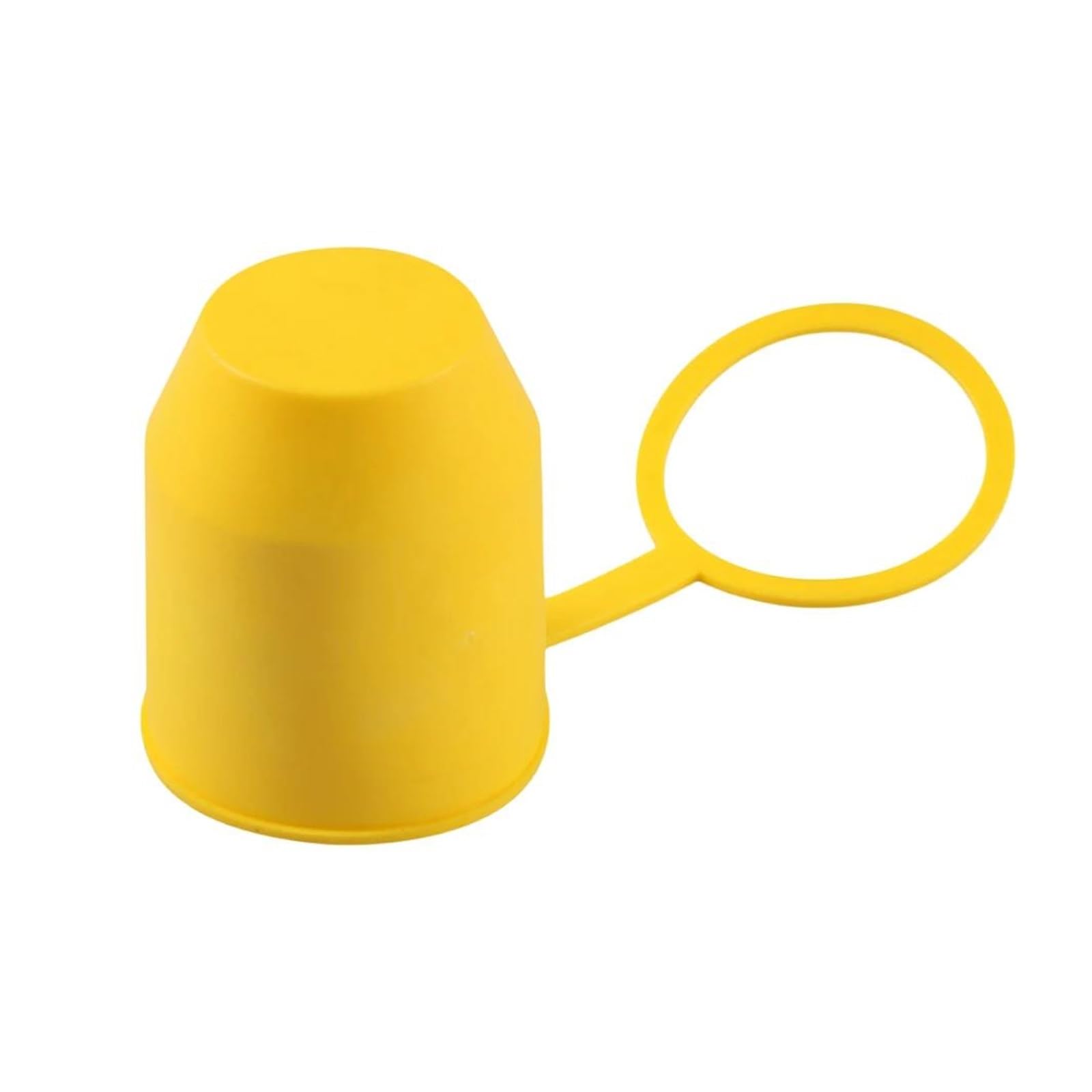 Abdeckung Für Anhängerkupplung Staubdichte Kugelschutzkappe Mit Sicherungsring Schutz Für Wohnwagenanhänger Wasserdicht Auto-Ösenhaken(Gelb) von WKXTECZT