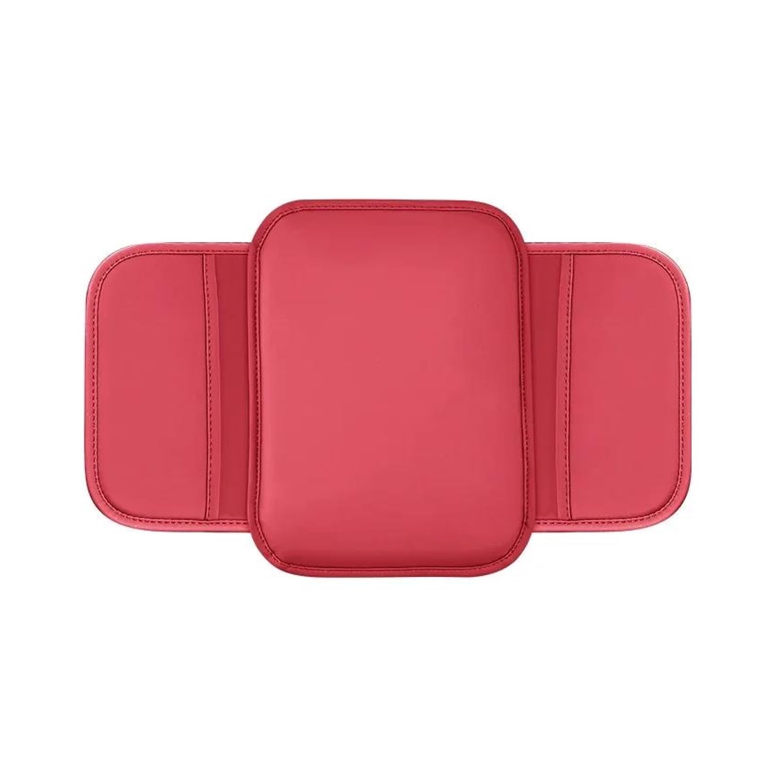 Aufbewahrungsbox Armlehnen Für SUV Auto Mittelkonsole Armlehne Kissenhalter Multifunktionale Armlehne Aufbewahrungsbox Pad Autoinnenraum Universal Aufbewahrungsbox die Mittelkonsole(Rot) von WKXTECZT