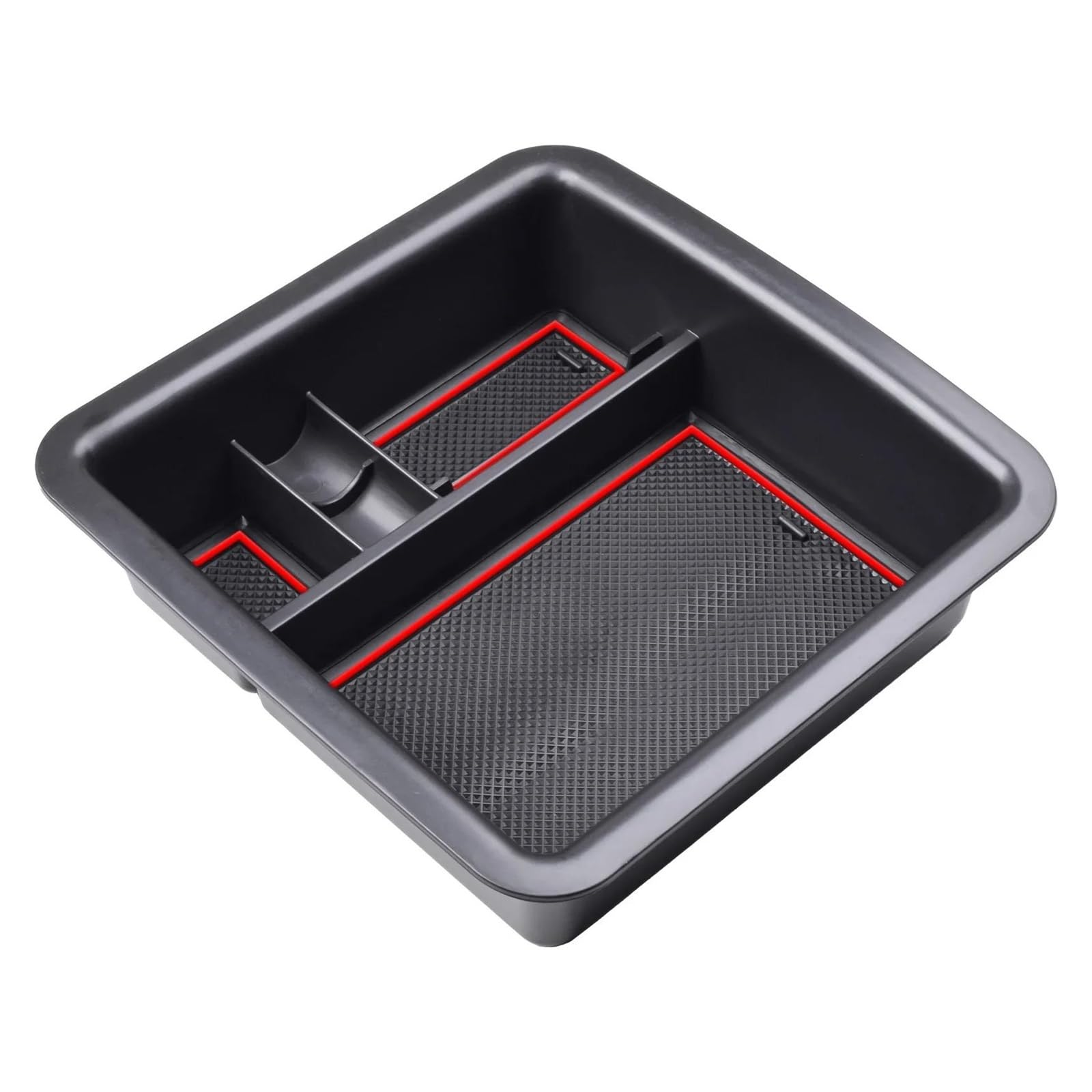 Aufbewahrungsbox Armlehnen Für Toyota Für Land Cruiser FJ 2006-2021 Auto Armlehnenbox Aufbewahrungsbox Für Mittelkonsole Organizer Behälterhalter Aufbewahrungsbox die Mittelkonsole(Rot) von WKXTECZT