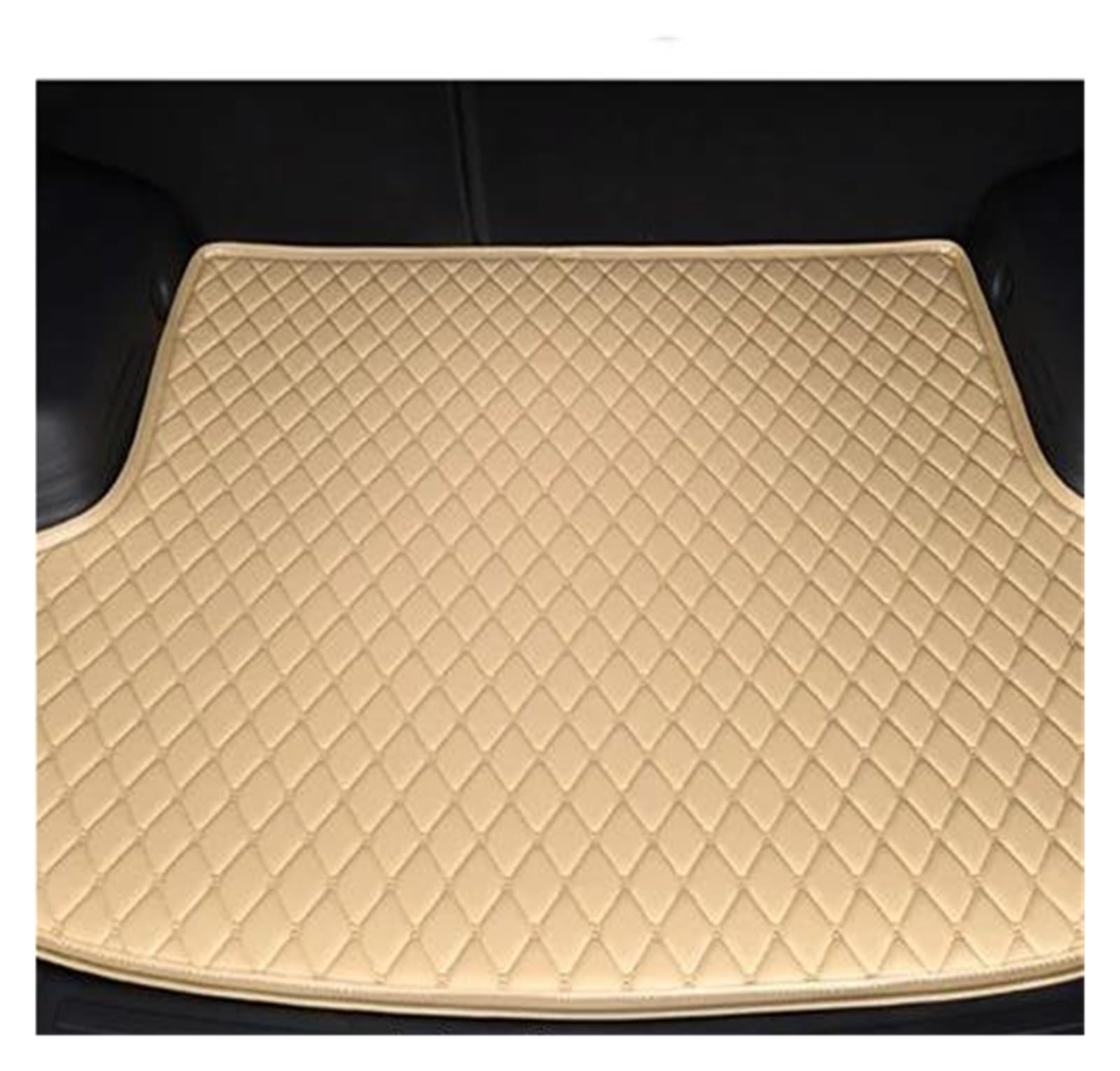 Auto-Fußmatten Auto Trunk Matte Für Volvo V90 Station Wagon 2017 2018 2019 2020 2021 Cargo Liner Teppich Innenzubehör Abdeckung(BEIGE) von WKXTECZT