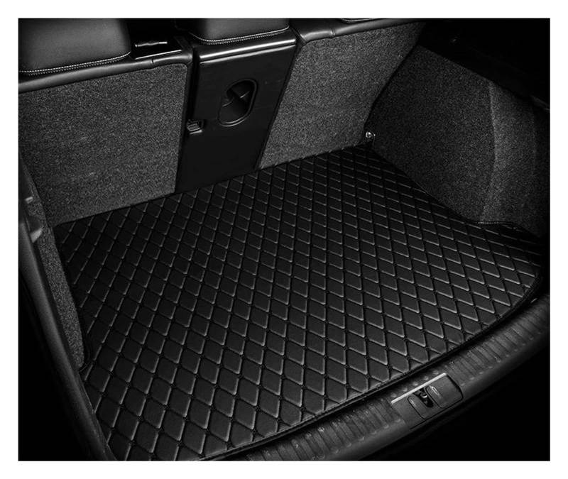 Auto-Fußmatten Cargo Liner Kofferraumteppiche Wasserdicht 1 Set Kofferraummatte Für A8 A8L 2014 2015 2016 2017(Einfach Schwarz) von WKXTECZT