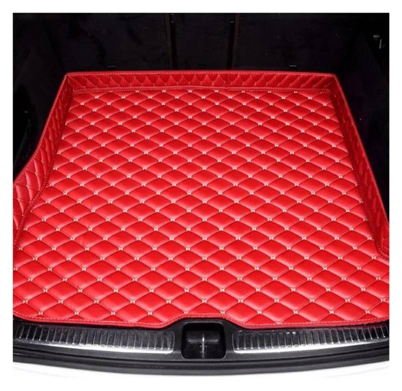 Auto-Fußmatten Carpet Teppich Aus Vollversicherungsauto Kofferraum Für B&MW F30 2012 2012 2013 2014 2015 2012 2017-2019(Rot 1 STK) von WKXTECZT