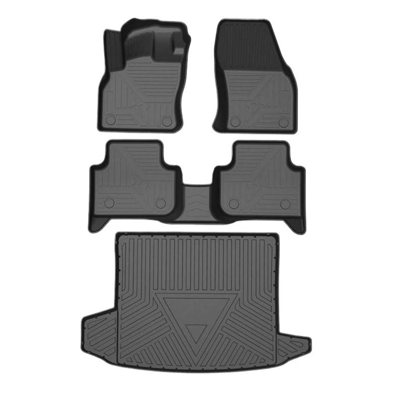 Auto-Fußmatten Für Q3 Bodenmatten Teppiche Auto Allwetter Bodenmatten Kofferraummatten Auto Bodenmatten(Linkslenker, alle Matten) von WKXTECZT