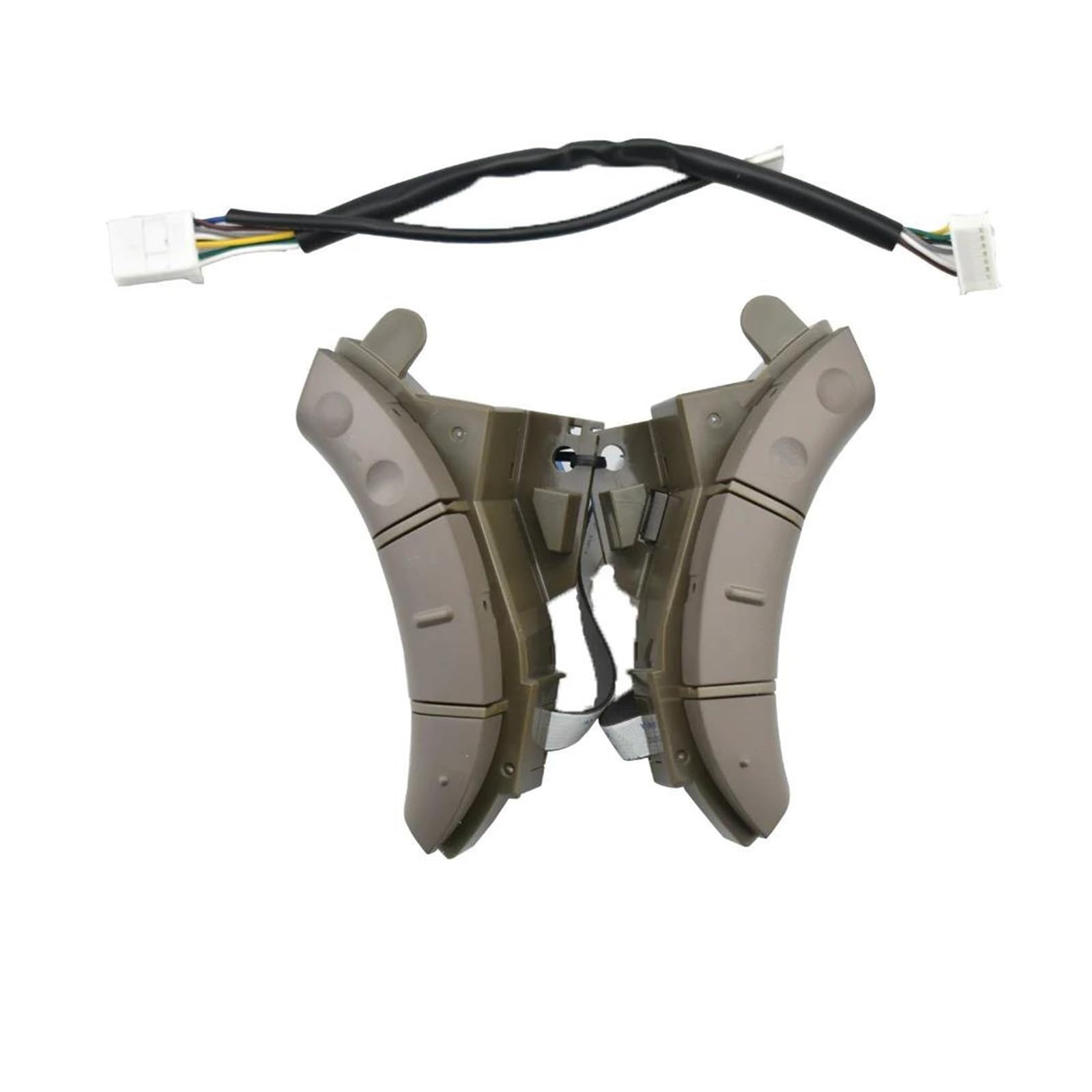 Steuerschalter Winkelsensor 75B037 Für Toyota Für Land Cruiser Für Sequoia 2004-2007 Multifunktions Lenkrad Steuerschalter Paddle Shift Booster Knopf(Hochbraun) von WKXTECZT