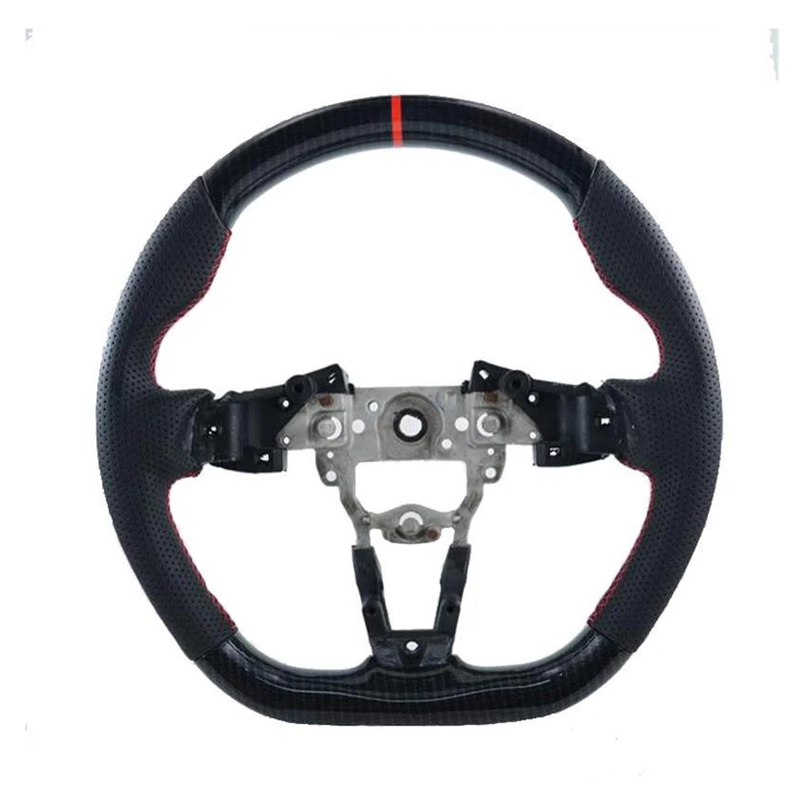 Steuerschalter Winkelsensor Für Mazda MX-5 USA Version 2015-2024 Lenkrad Perforiertes Leder Rennlenkrad Paddle Shift Booster Knopf von WKXTECZT