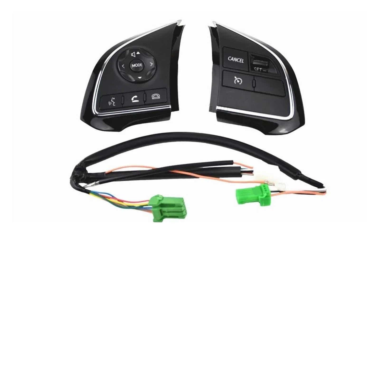 Steuerschalter Winkelsensor Für Mitsubishi L200 Für Mirage Für Outlander 2013–2016 Lenkrad Tempomat Tasten Fernbedienungsschalter Paddle Shift Booster Knopf(Stellen Sie A-Draht EIN) von WKXTECZT