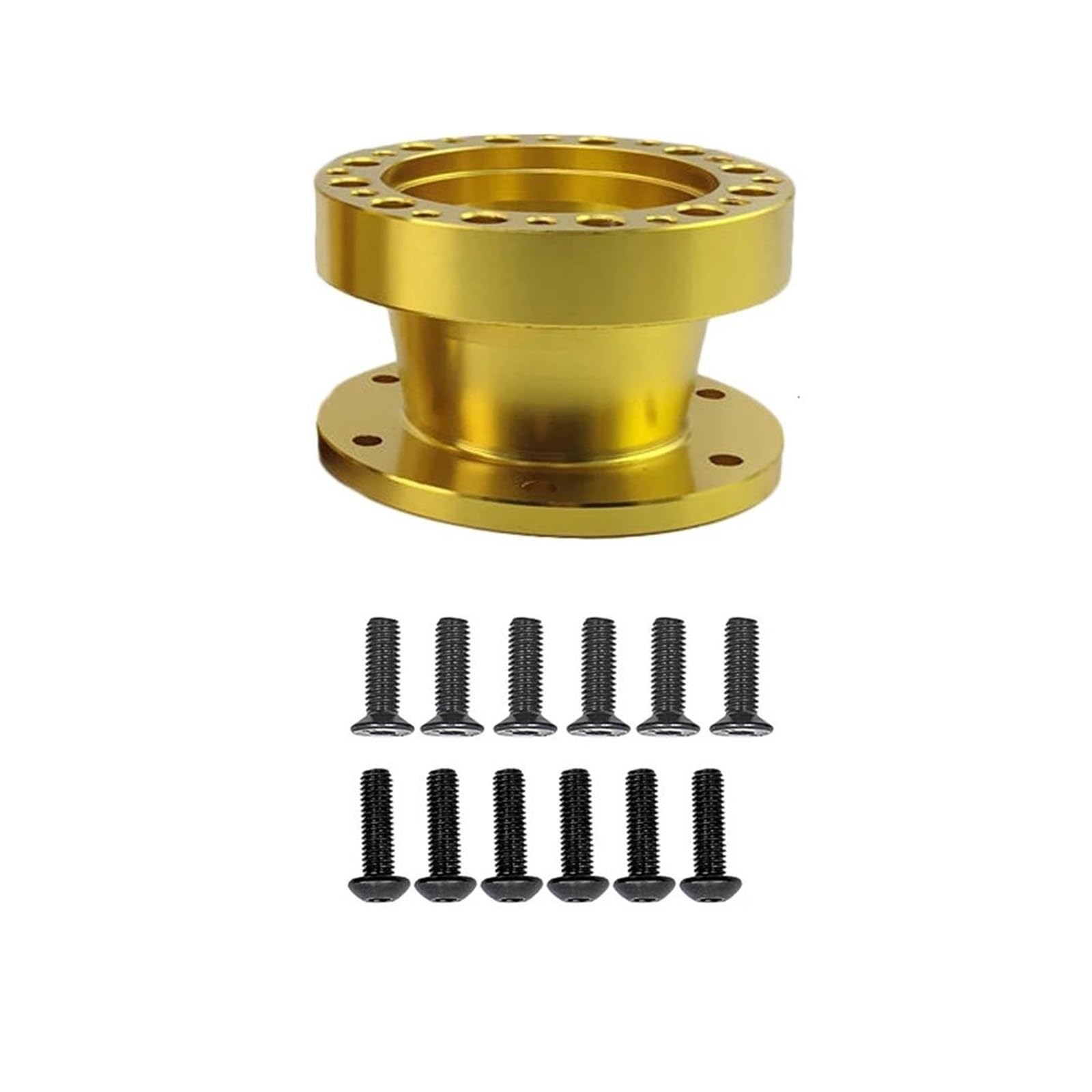 Steuerschalter Winkelsensor Universalmodell Lenkradnaben Abstandshalter Lenkradnaben Adaptersatz Autoteile Paddle Shift Booster Knopf(Gold) von WKXTECZT