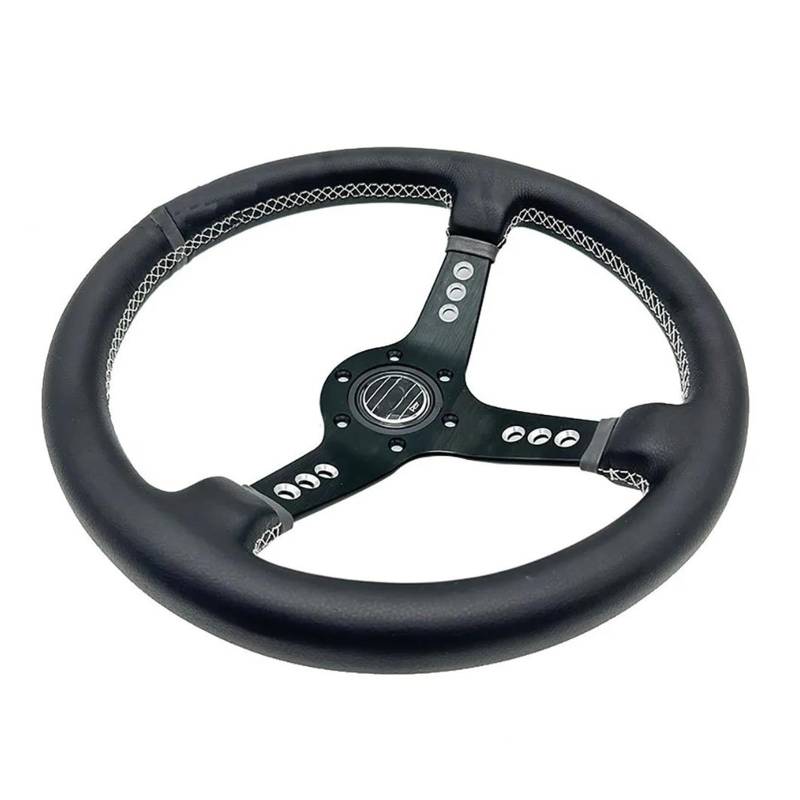 Steuerschalter Winkelsensor Universalmodell Modifiziertes Lenkrad Für Autos Rennsport Lenkrad Paddle Shift Booster Knopf(Leder) von WKXTECZT