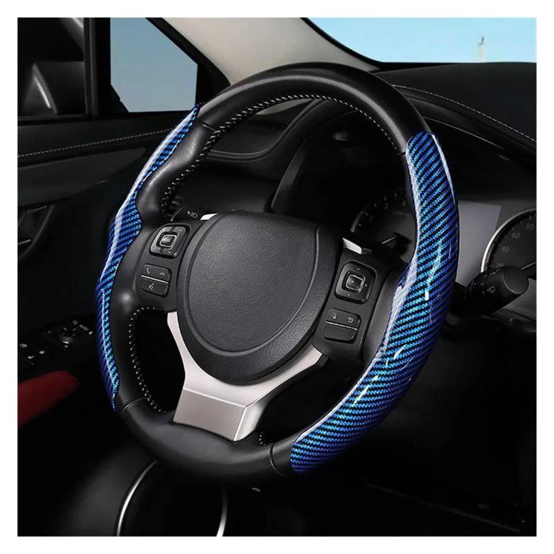 Steuerschalter Winkelsensor Universalversion Auto Lenkradschutzhülle Anti Rutsch Lenkrad Booster Hülle Paddle Shift Booster Knopf(BLAU) von WKXTECZT