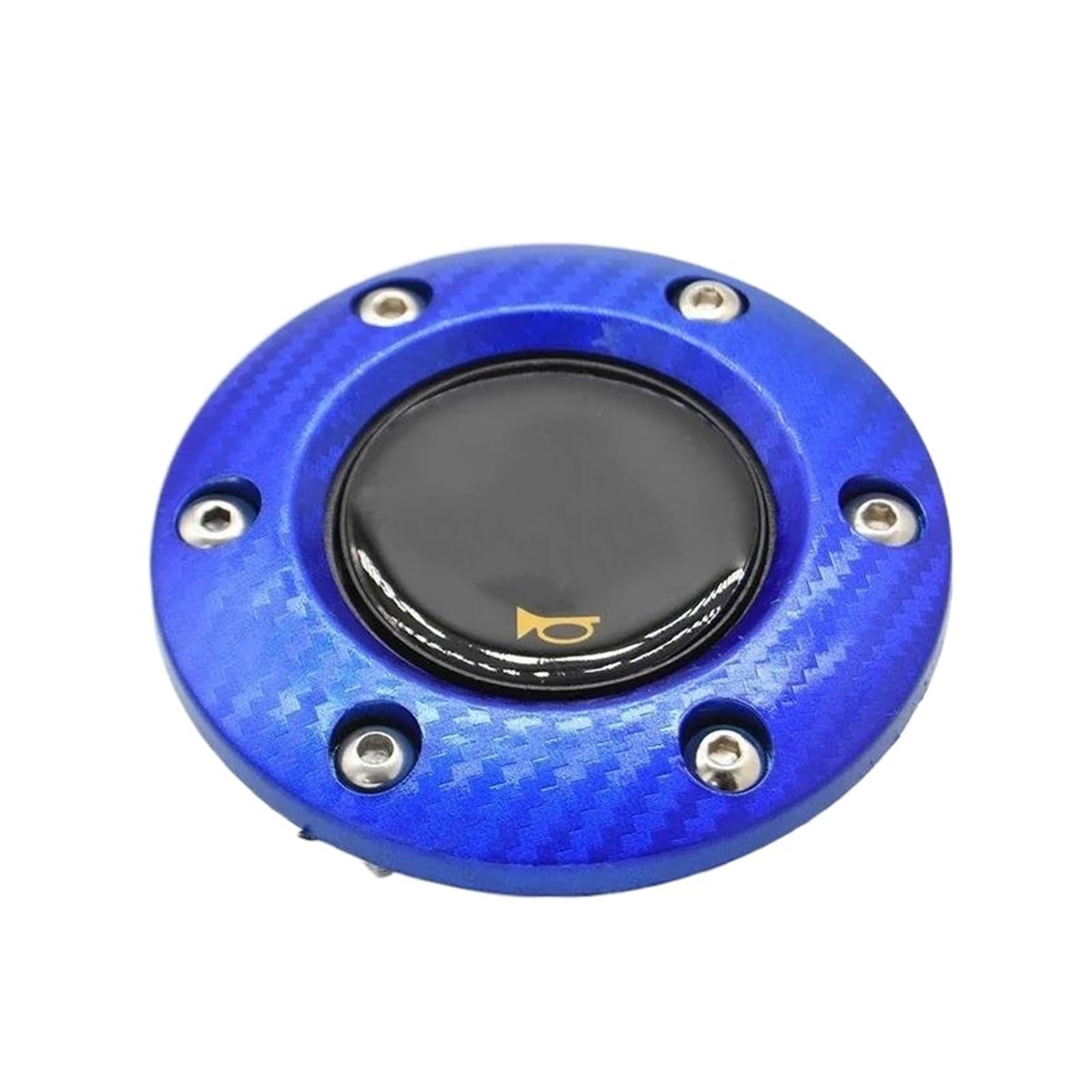 Steuerschalter Winkelsensor Universeller Hupenknopf Für Rennsport Lenkrad Hupenknopf Autoinnenteile Paddle Shift Booster Knopf(BLAU) von WKXTECZT