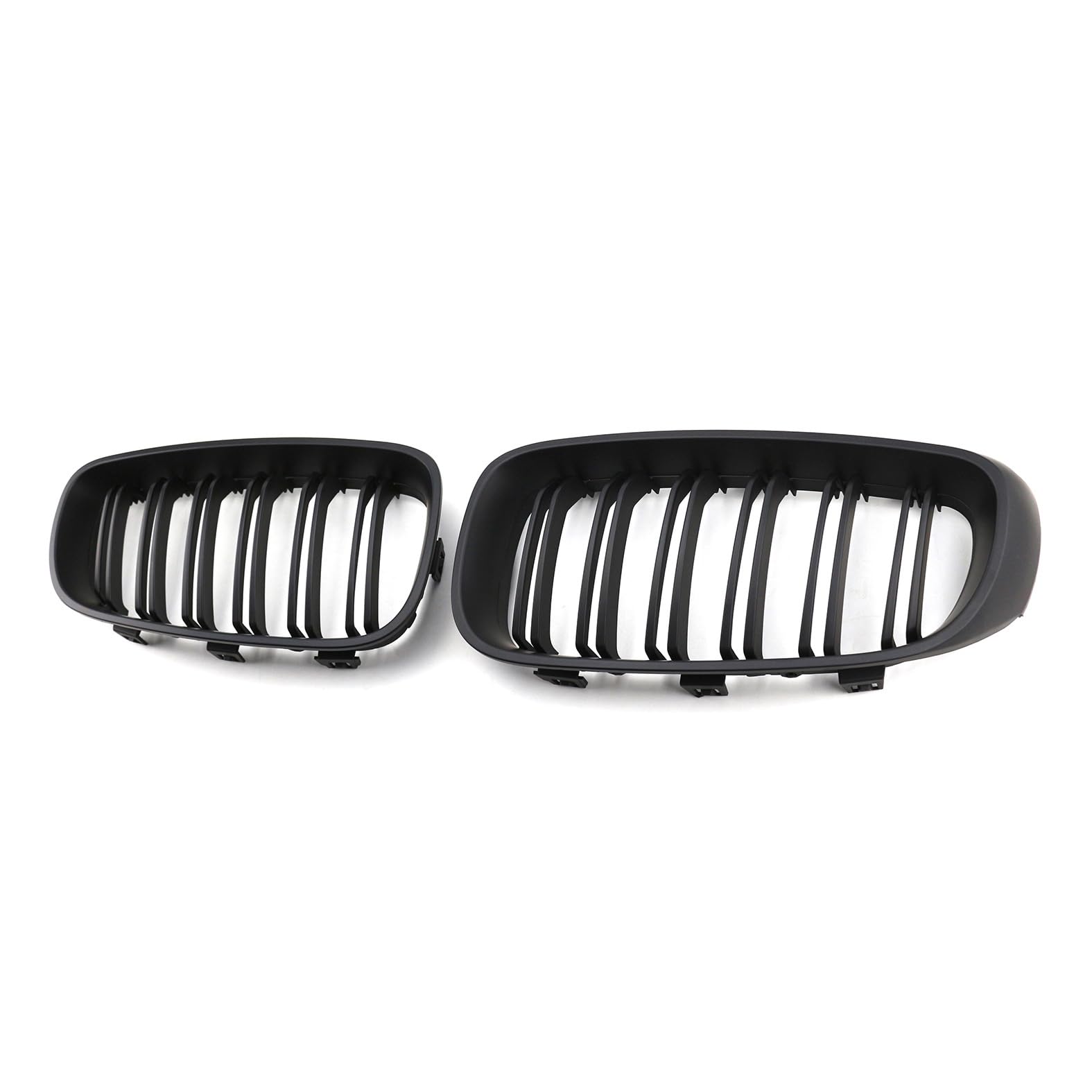 Kühlergrille Passend für BMW 3 Series GT F34 2012-2020, Front Nieren Kühlergrill Gitter Schwarz Glanz Kühler Front Doppel Rippen Grill Links Rechts von WLFgxr